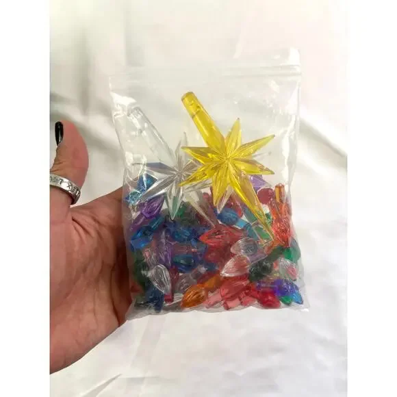 Vintage Ceramic Christmas Tree Green with White Snow Accent 13" Tall READ as is - Picture 2 of 14